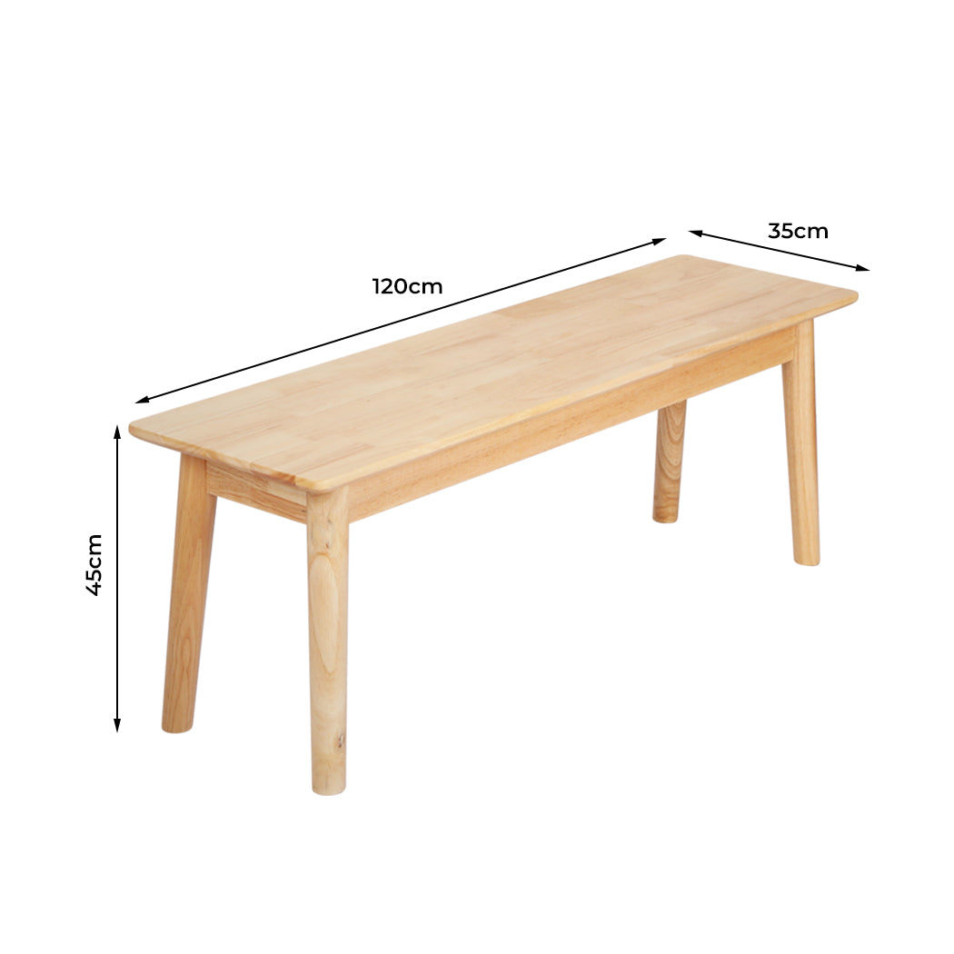 Levede 1XDining Chairs Bench Chair Seat Nature-1910113288302235650