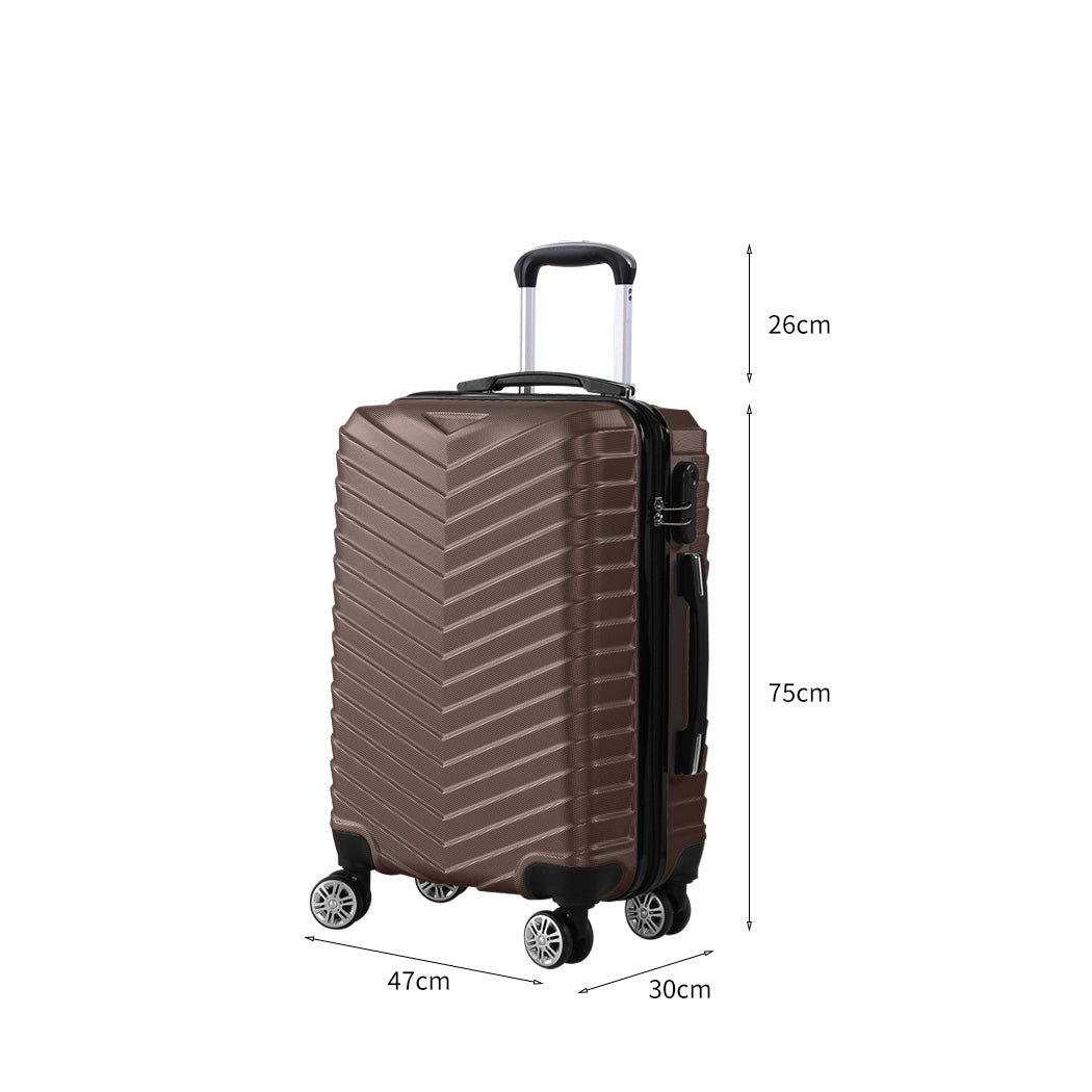 Slimbridge 28" Luggage Suitcase Travel Coffee 28 inch-1942352929562431490