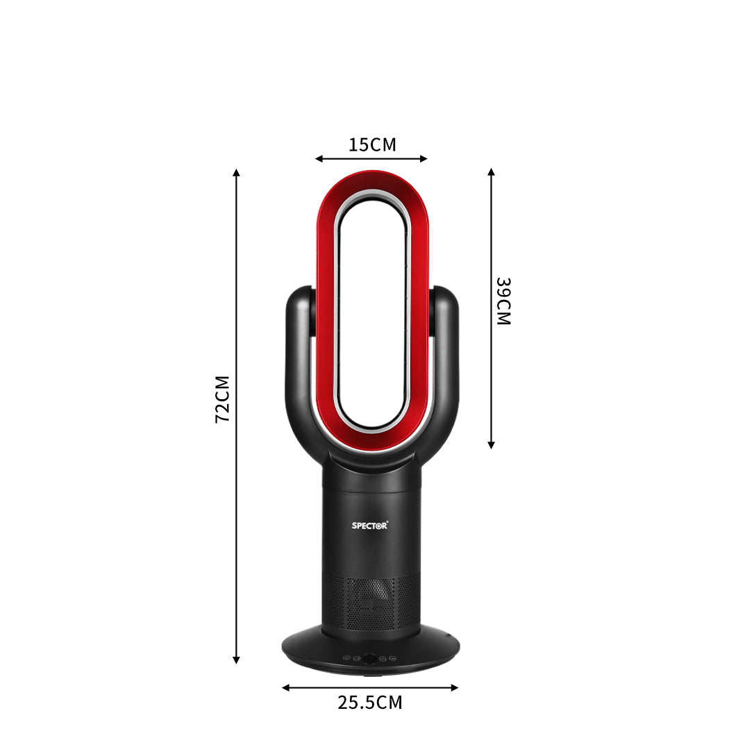 Spector Bladeless Fan Cooler Heater Red-2006733154550943746