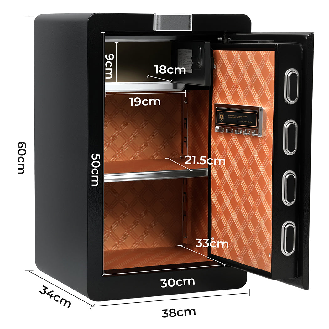 60L Digital Safe Large Security Safe Box Money Safe Box-1942353694041444354