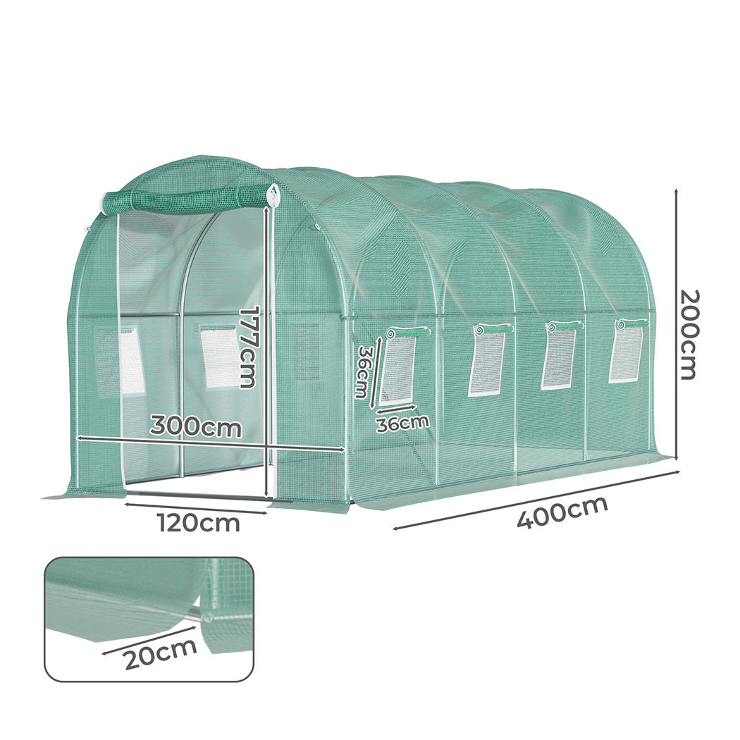 Lambu Greenhouse Walk-In Green House Shed 4M-1942353611837280258