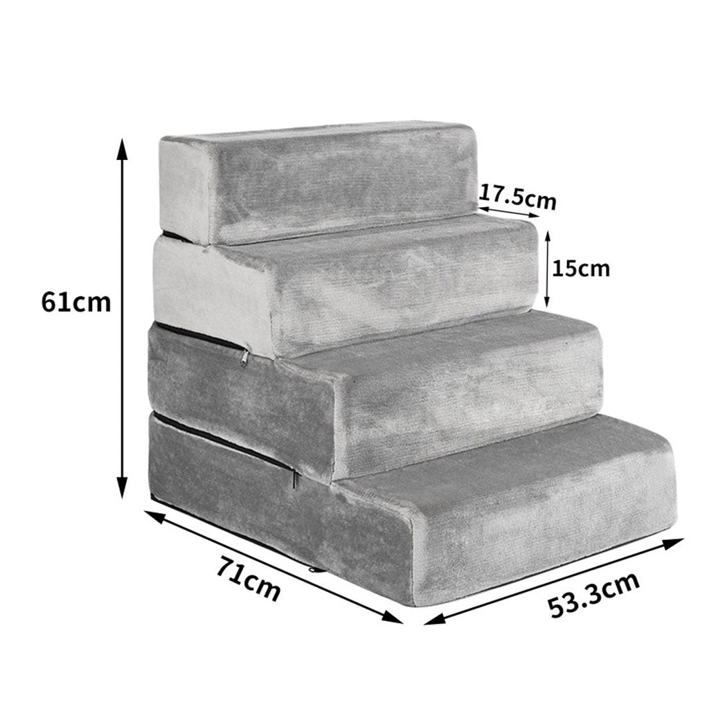 PaWz Pet Stair 4 Step Ramp Portable XX-Large-1942353066137358338