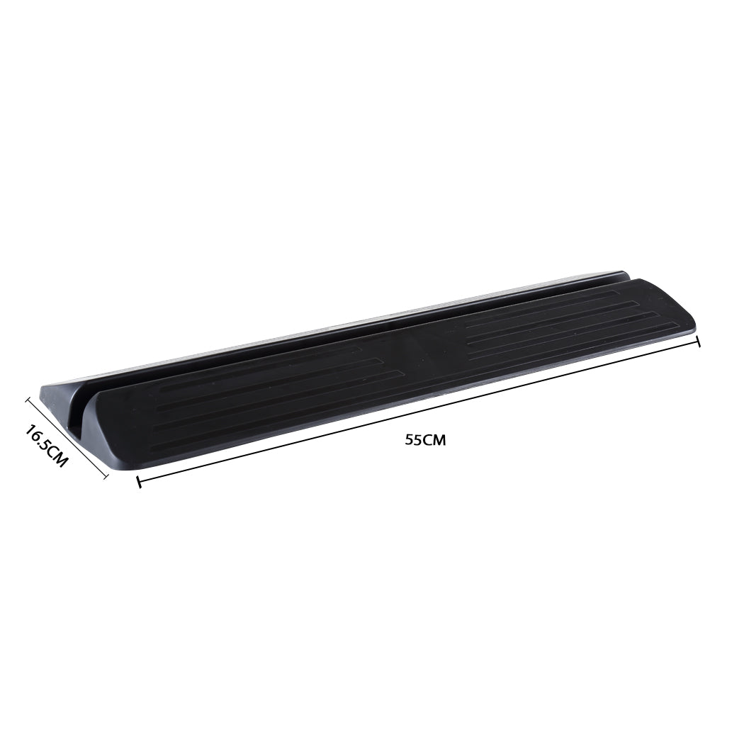 Levede Baby Safety Gate Adjustable Pet Black Ramp-1910113188549103618