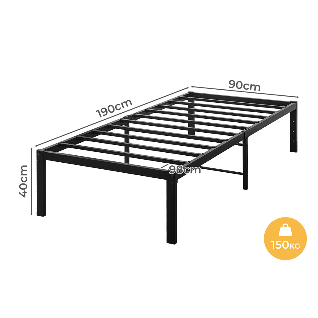 Levede Metal Bed Frame Heavy Duty Storage Space-1910112198877908994