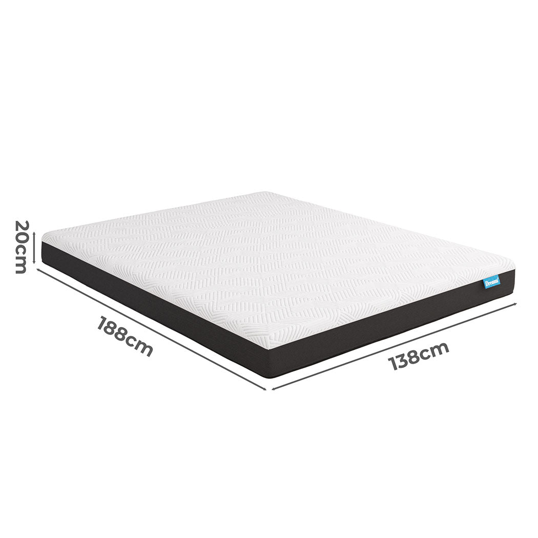 Dreamz Mattress Gel Memory Breathable Double-1937319782319788034