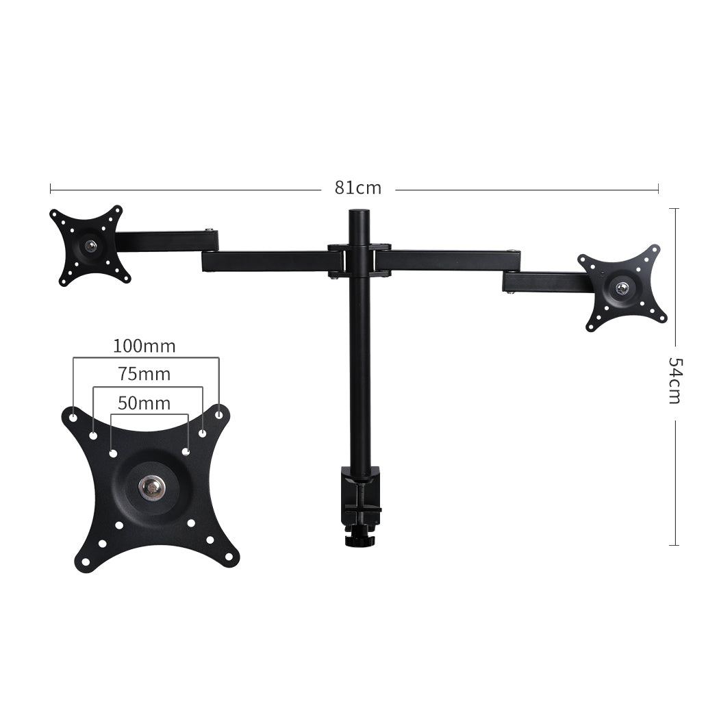 Monitor Bracket 2 Arm Display Stand-1919892864599461890