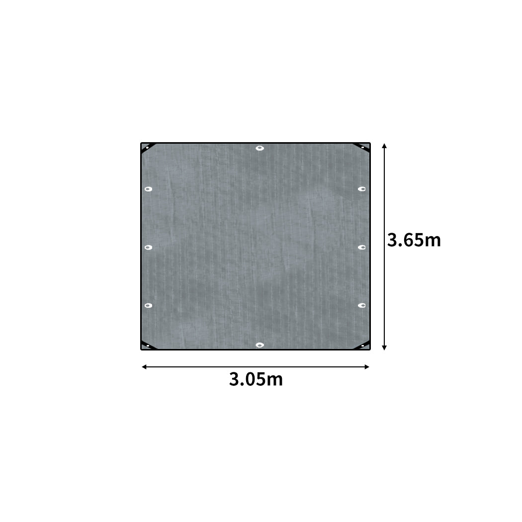 Manan Tarp Tarpaulin 200GSM Camping 3.05mx3.65m-1942353764161818626