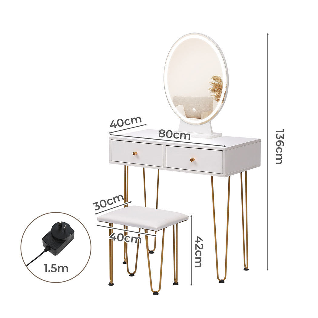 Levede Dressing Table LED Light Strip White-1937319808177672194