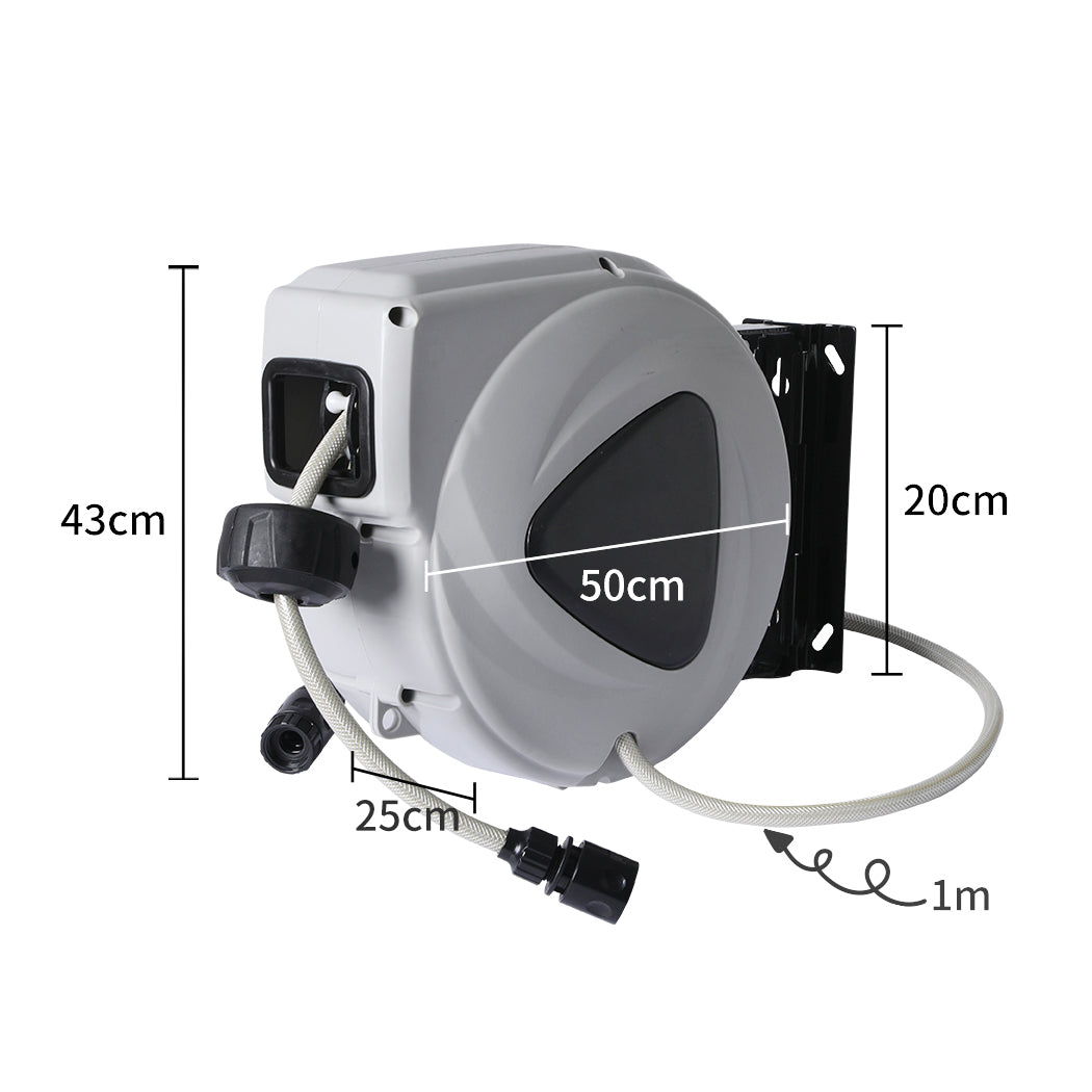 Hose Reel Retractable Garden Spray Gun 10M-1942353205308559362