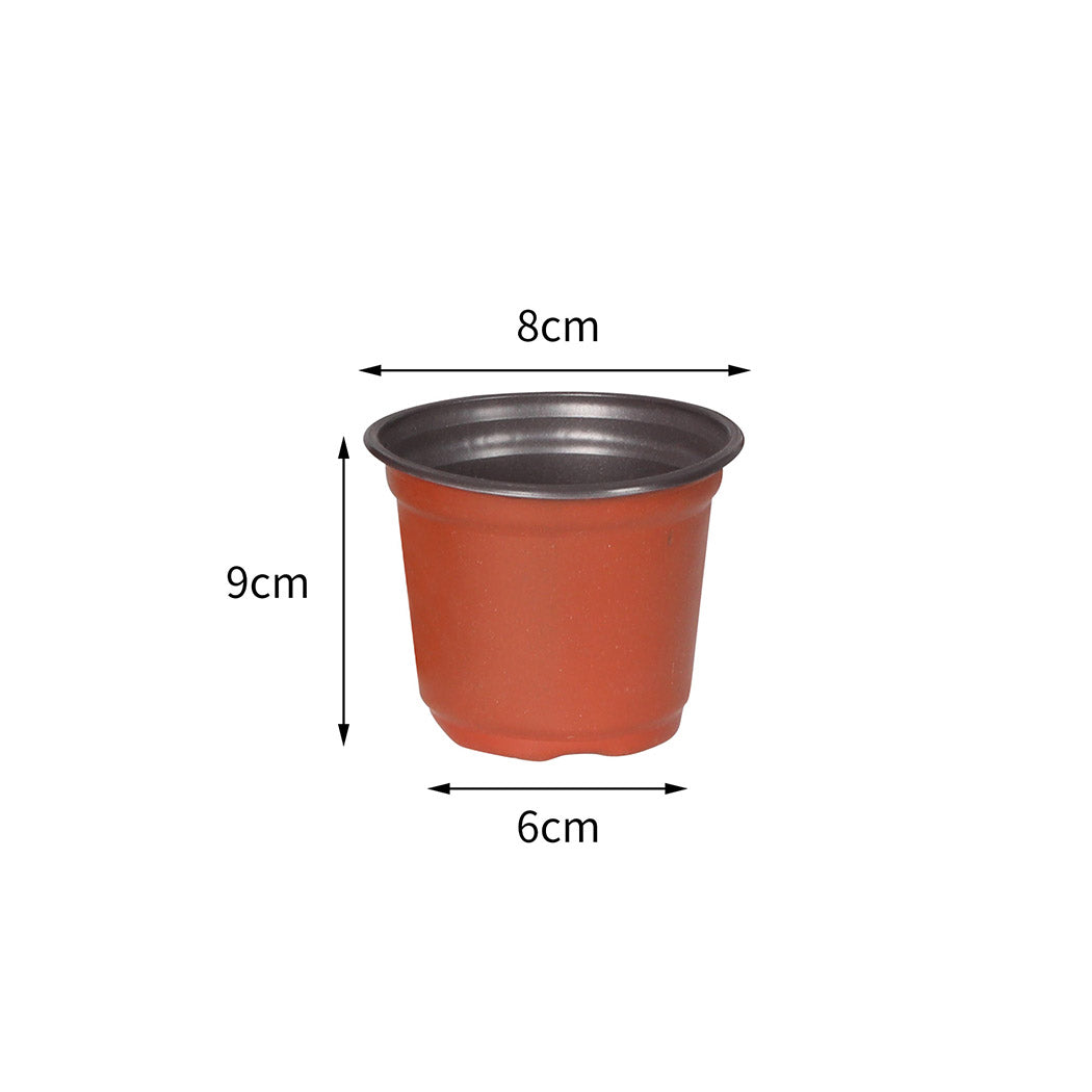 Lambu 100x Plastic Plant Pots Bulk Flowers Small-1942353755756433410