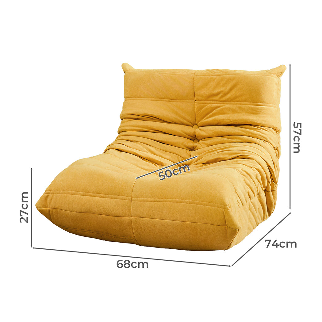 Levede Kids Floor Chair Foam Sofa Replica Single Lazy Recliner Children Couch-1910112345783406594