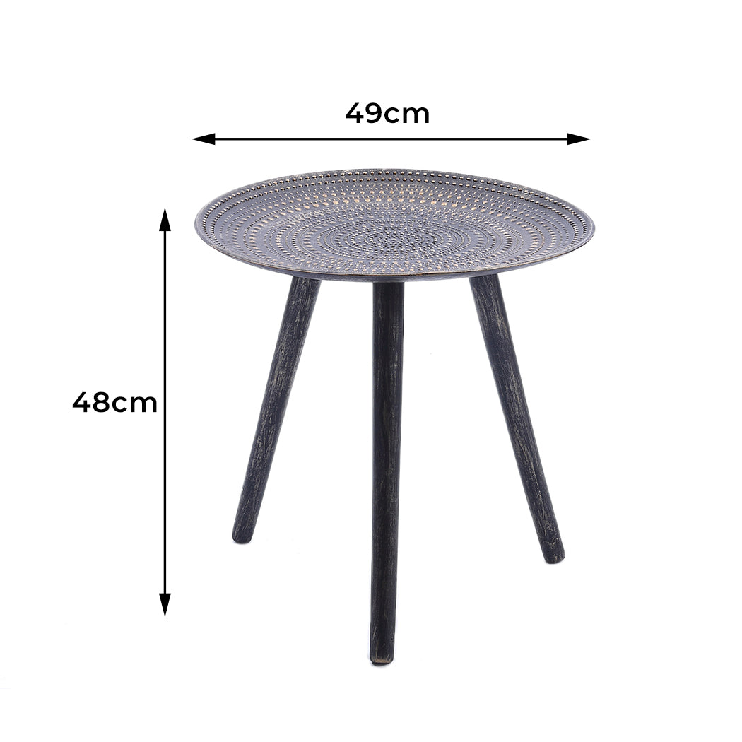 Levede Side Table Coffee Bedside End Bronze-1910113282044334082