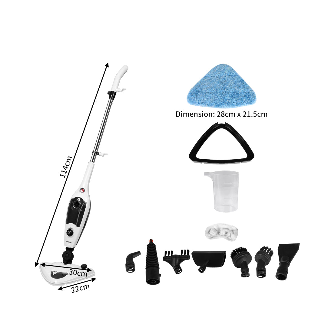 Spector Steam Mop Handheld Cleaner Multi Black-1942352809152352258