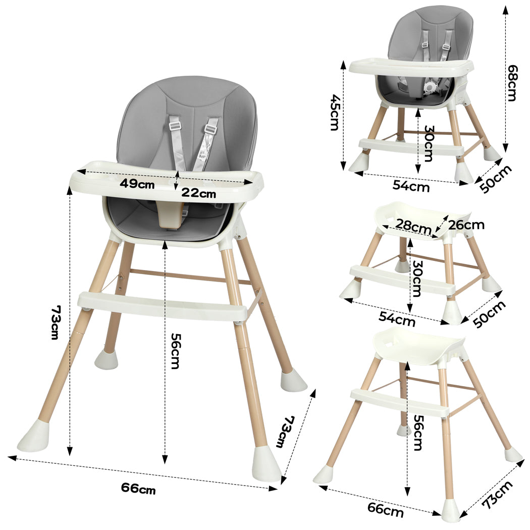 Bopeep 6-In-1 Baby High Chair-1910112243152982018