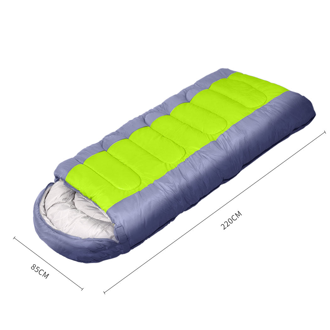 Mountview Sleeping Bag Outdoor Camping Grey-1942352888173039618