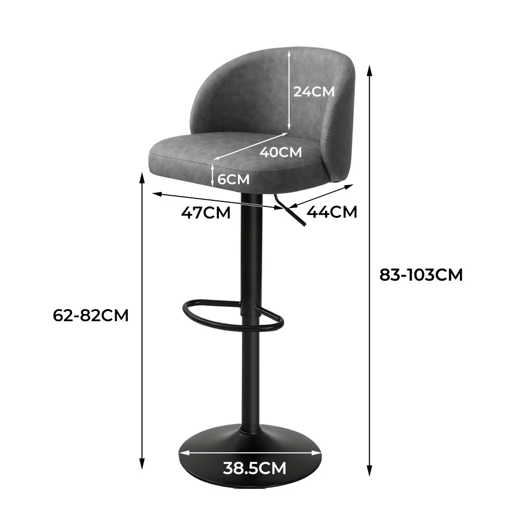 Levede Rolling  Bar Stool-1910112232495255554