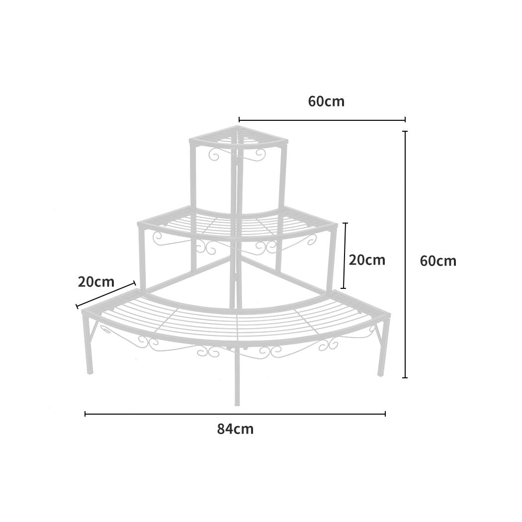 Levede Outdoor Indoor Pot Plant Stand-1942352901414457346
