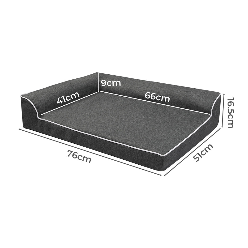 Pawz Orthopedic Dog Bed M Grey-1942353668628156418