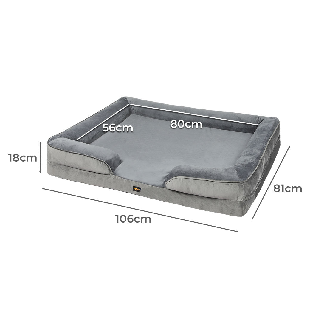 PaWz Memory Foam Pet Sofa Bed Cushion XL X-Large-1942352755763056642