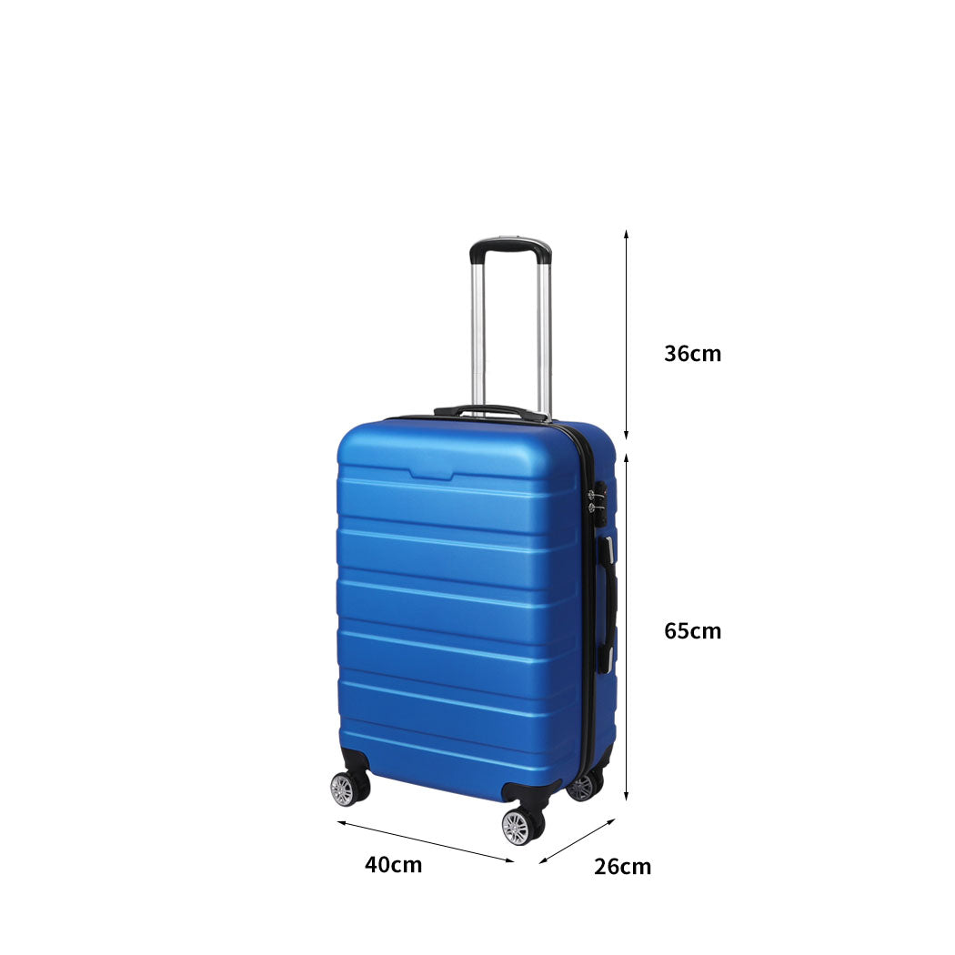 Slimbridge 24"Luggage Case Suitcase Blue 24 inch-1942352937548386306