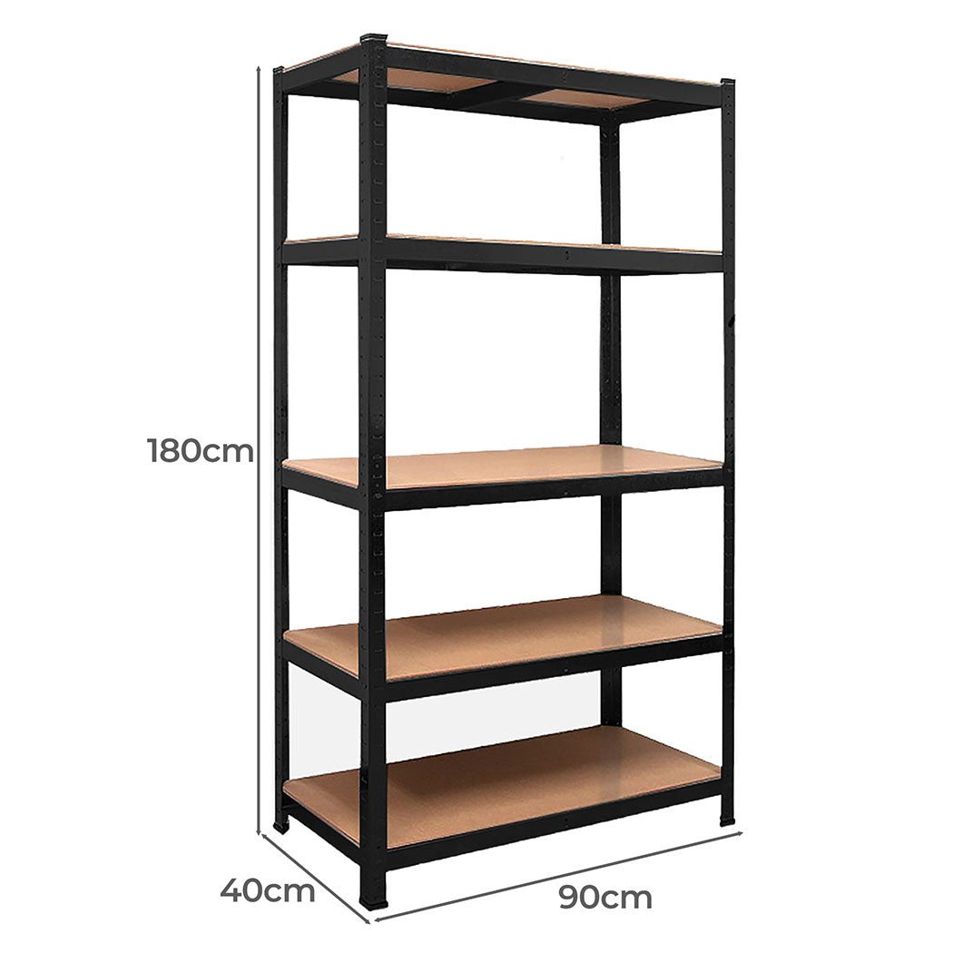 Traderight Warehouse Shelving Garage 1.8X0.9X0.4M Large-1942353184899076098