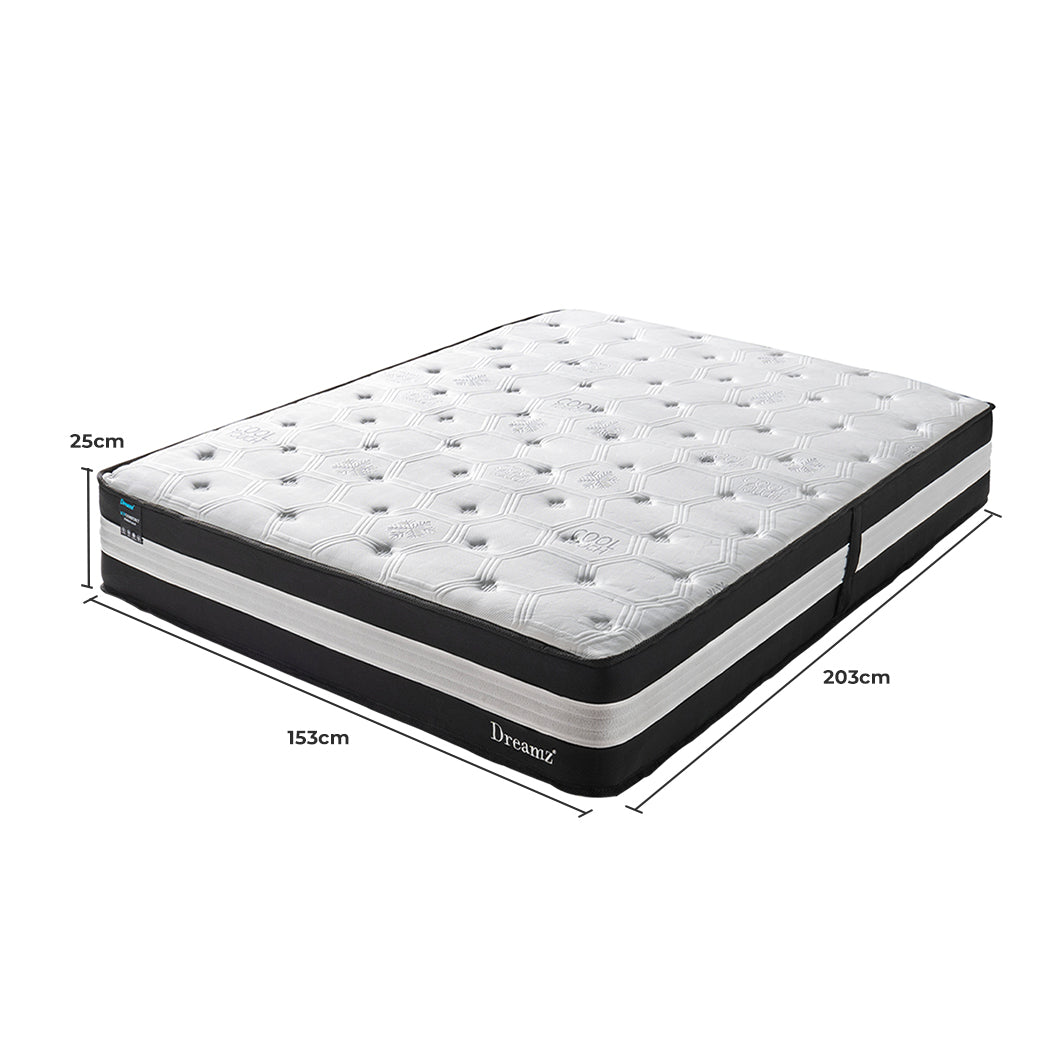 Dreamz Queen Cooling Mattress 5 Zone 25cm-1910112891089063938