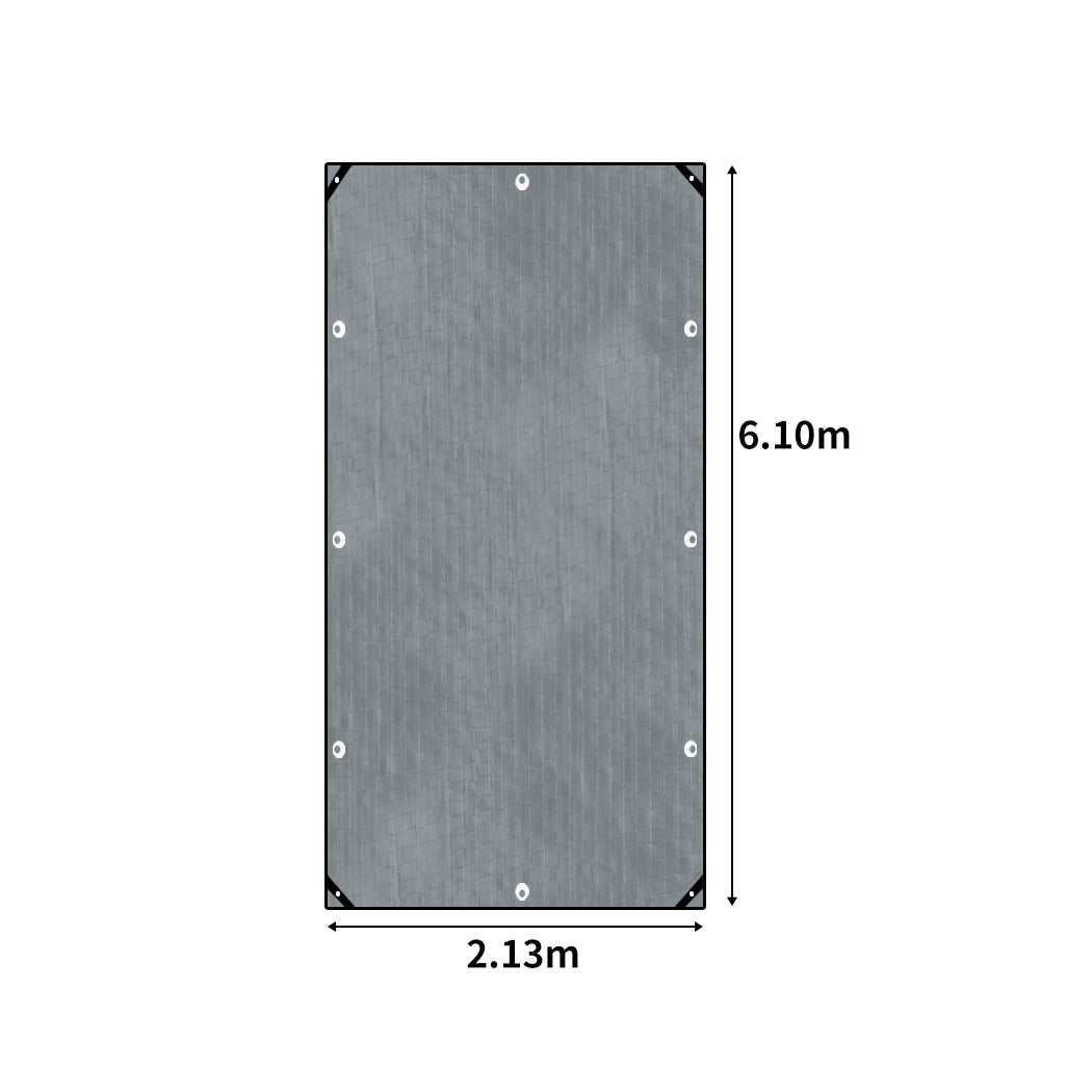 Manan Tarp Tarpaulin 200GSM Camping 2.13x6.1m-1942353765545938946