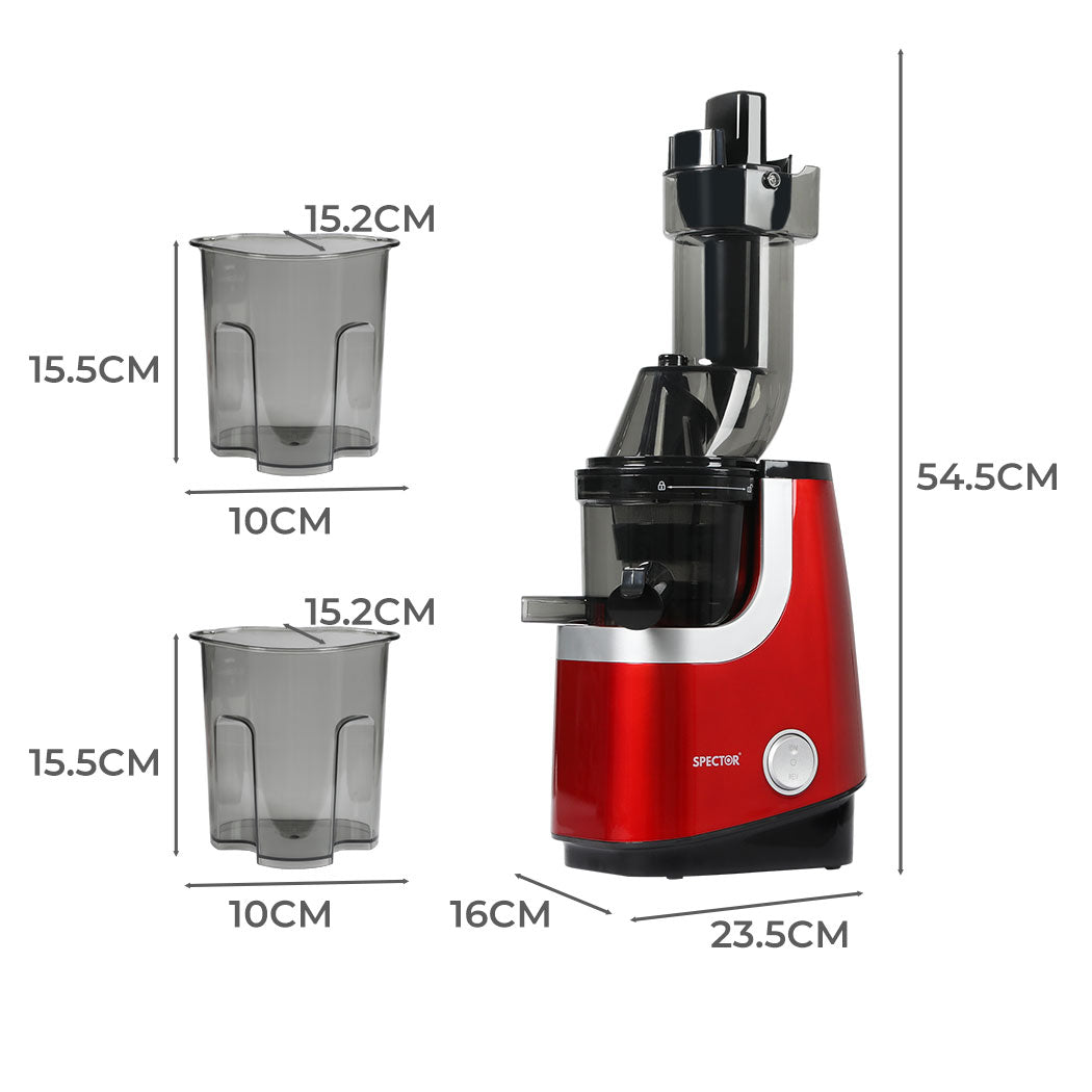 Spector Cold Press Slow Juicer Whole Red-2006733190655512578