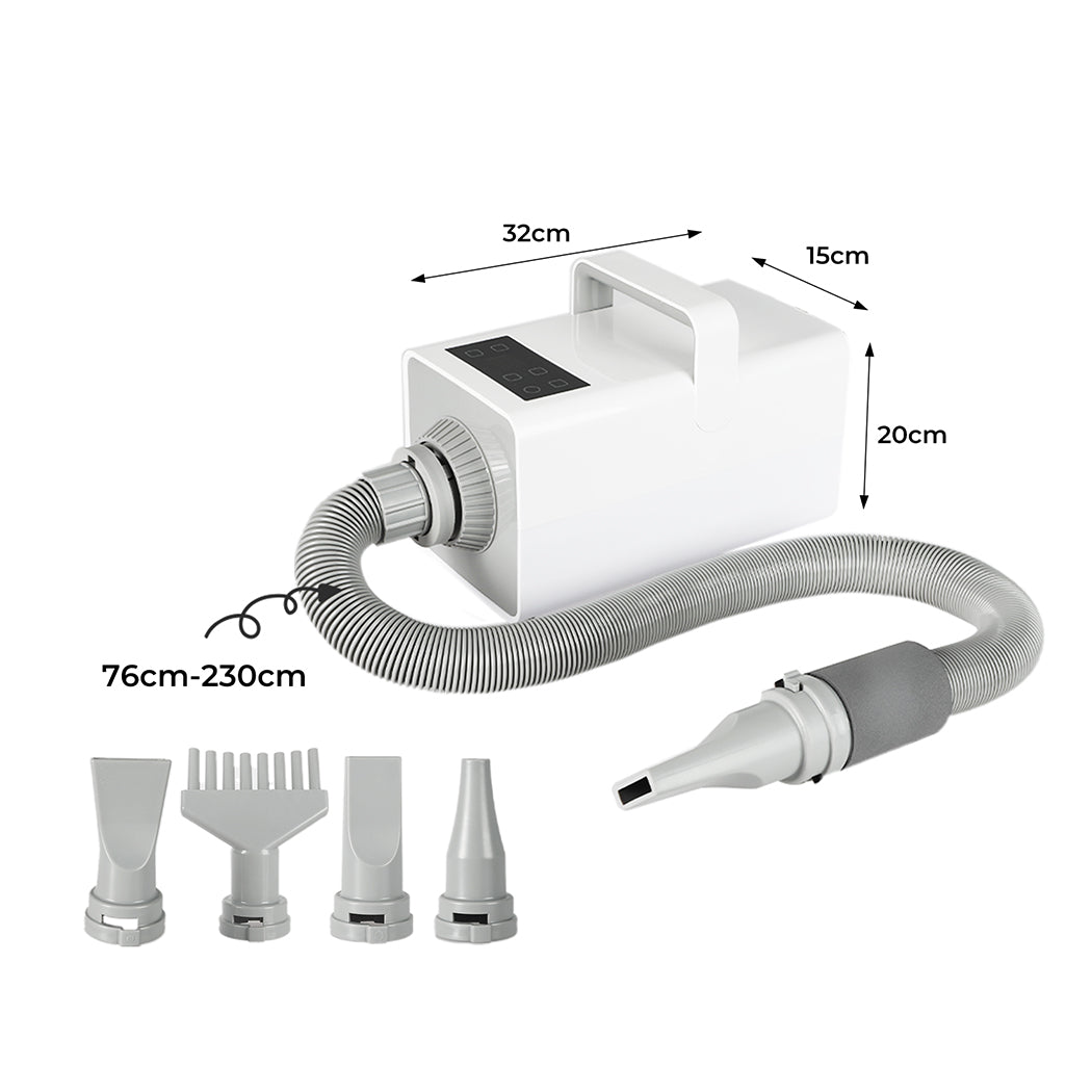 PaWz Pet Hair Dryer Dog Cat Led Grooming-1942353928880525314