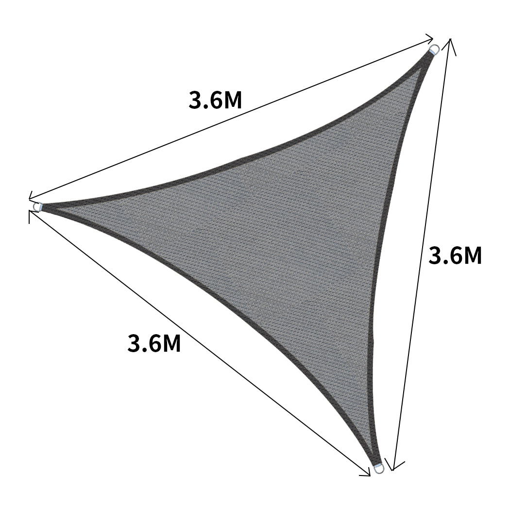 Outdoor Awning Cloth Sun Shades Sail Charcoal 280-1942352870481465346