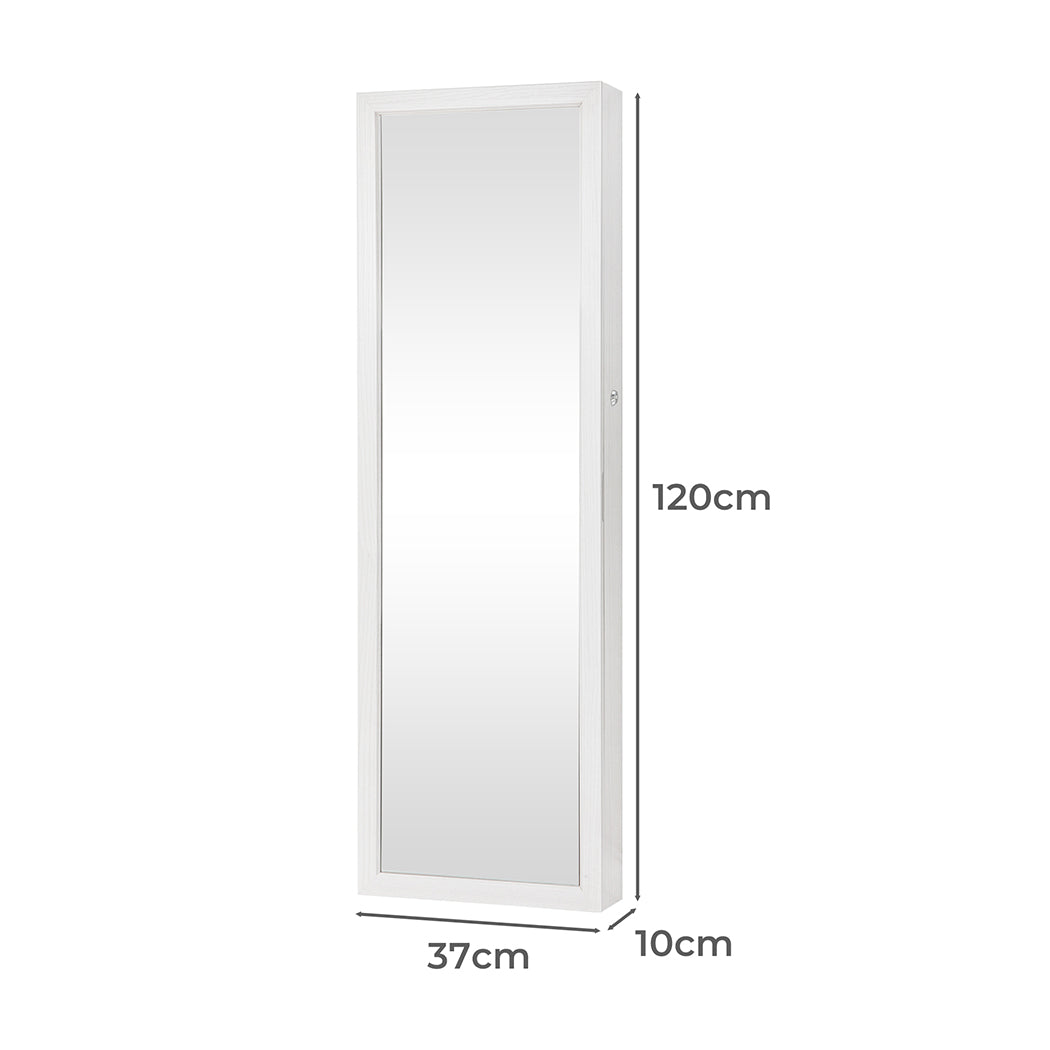 Levede Mirror Jewellery Cabinet LED-1917016724075581442