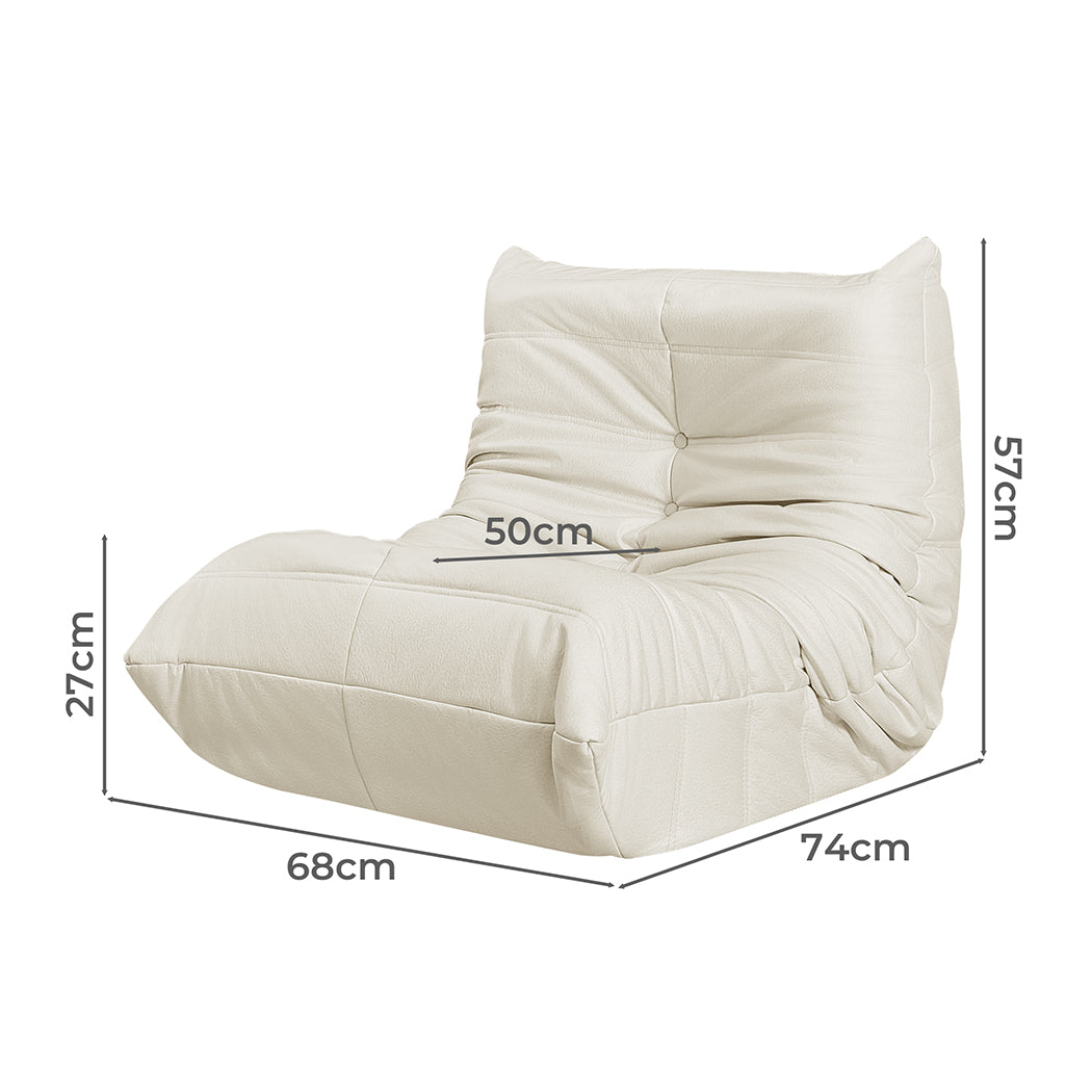 Levede Kids Floor Chair Foam Sofa Replica Single Lazy Recliner Children Couch-1910112345590468610