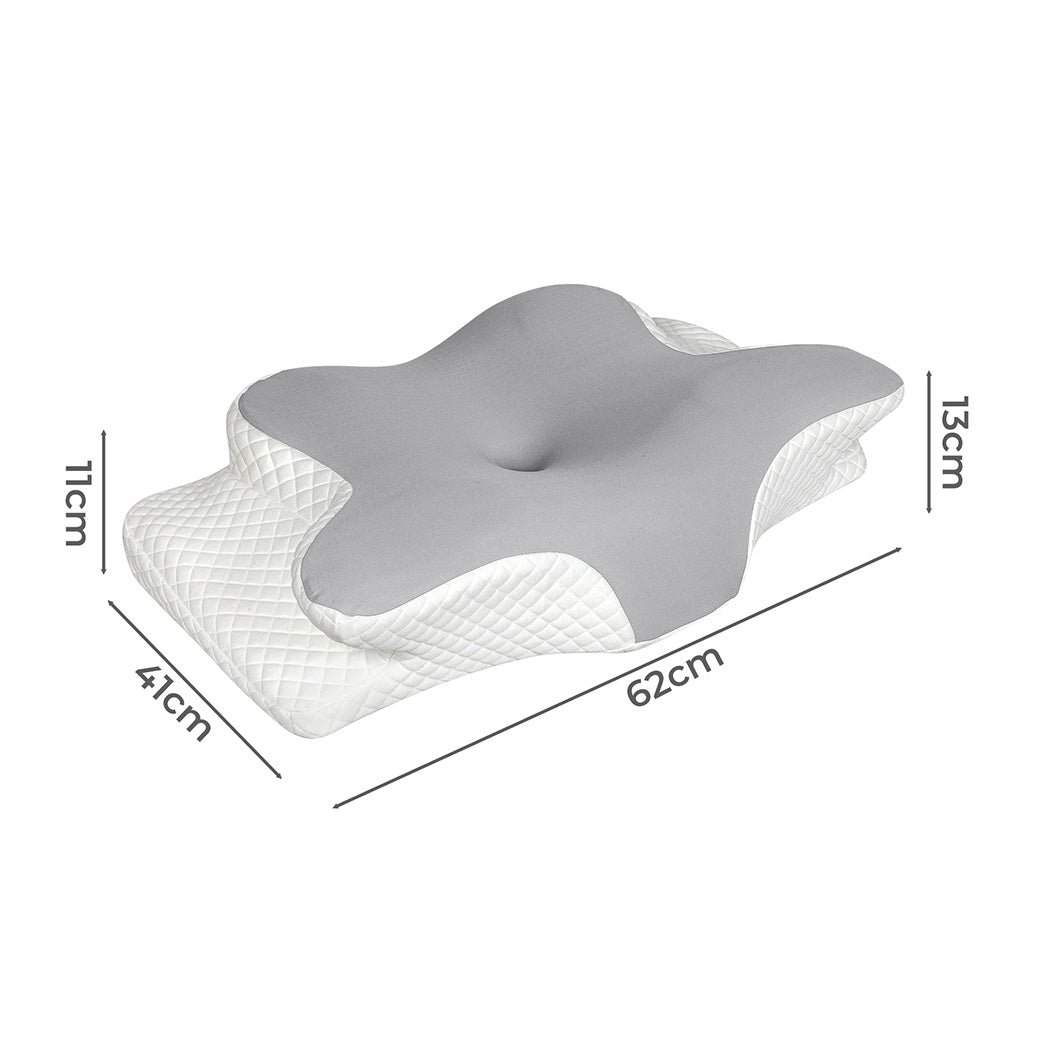 Dreamz Memory Foam Pillow Shoulder Neck Support-1942353714966827010