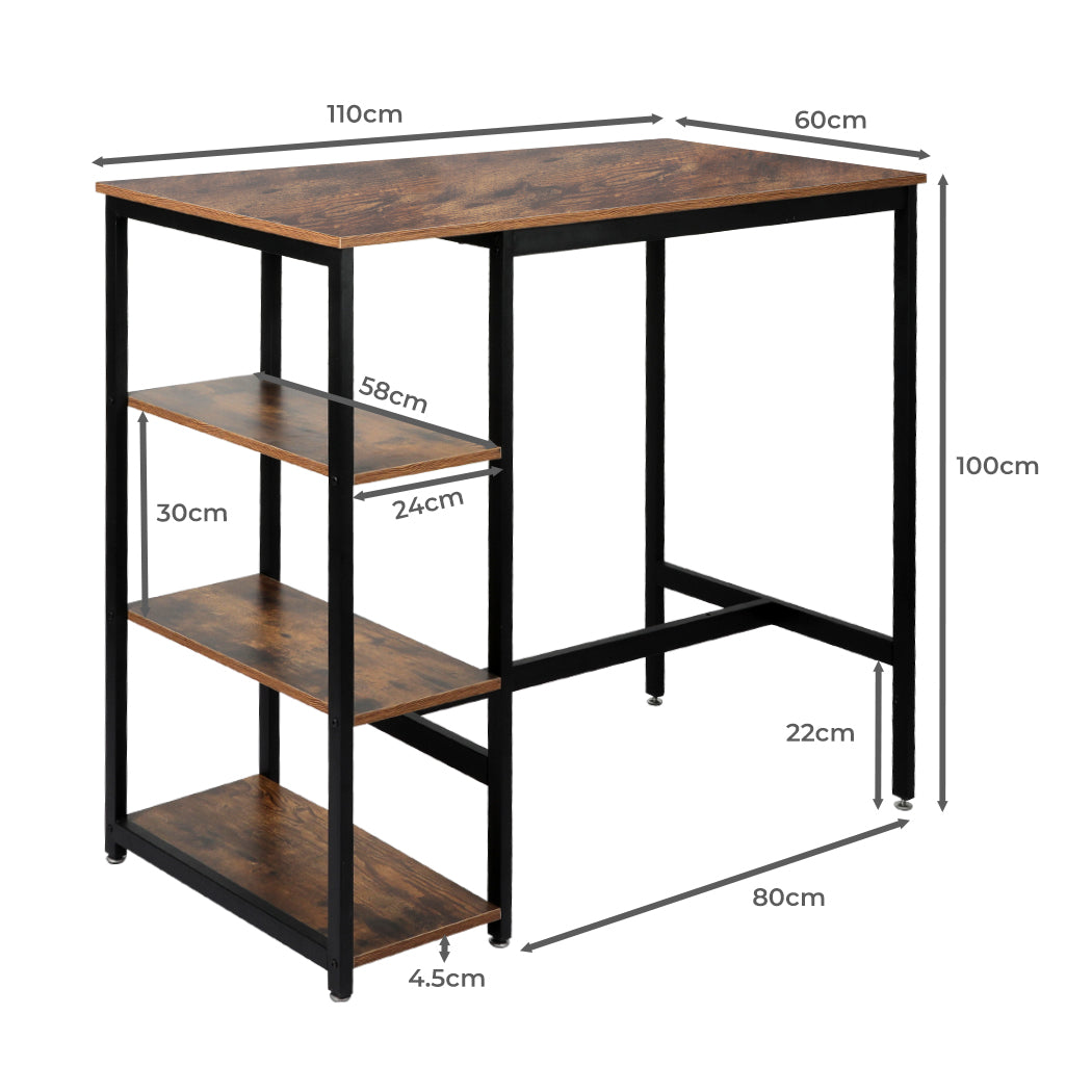 Levede High Bar Table Pub Industrial-1910113242554961922