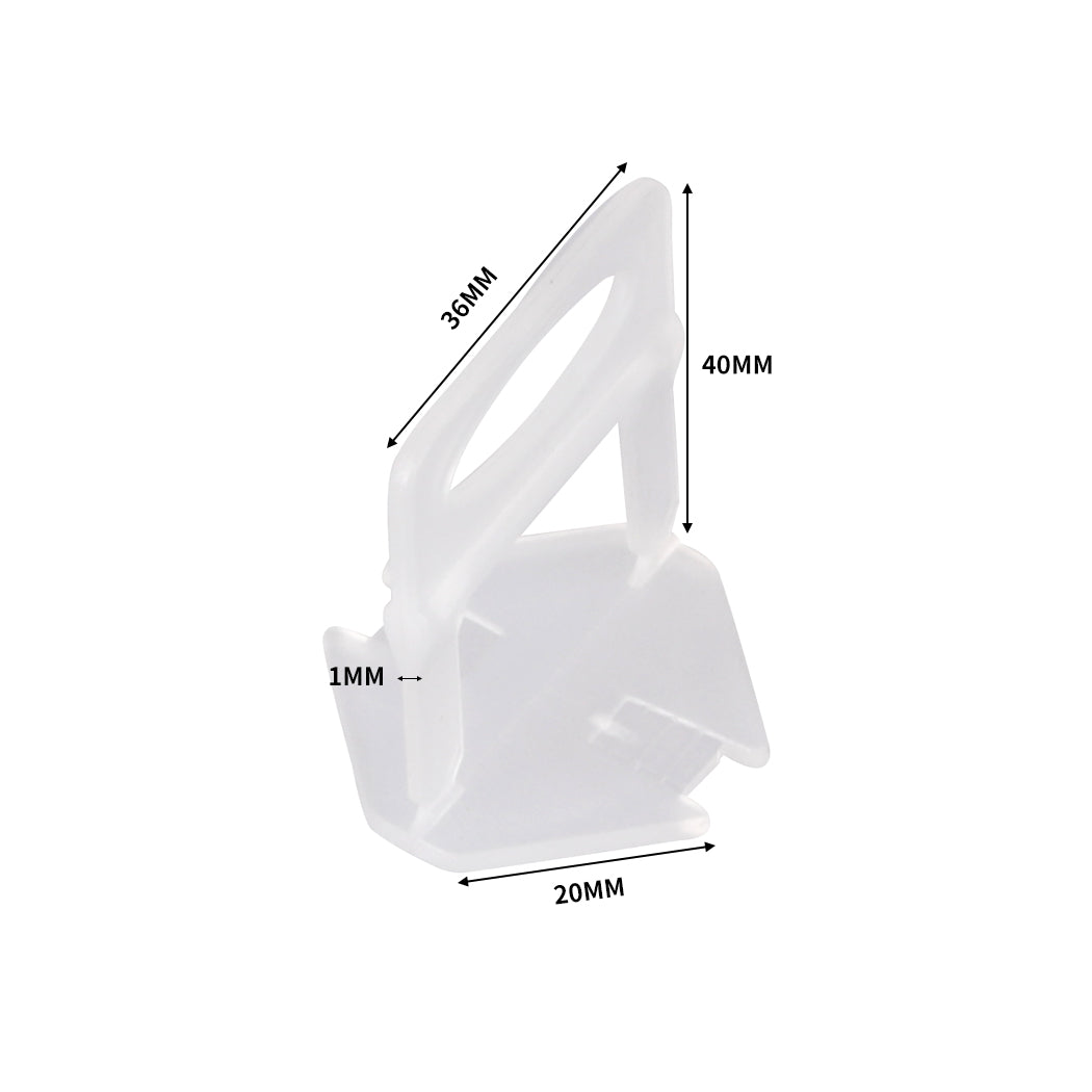 400x 1MM Tile Leveling System Clips-1942352773676929026