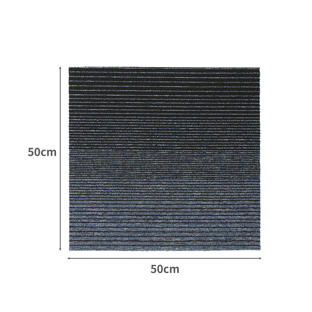 Marlow 20x Carpet Tiles 5m2 Box Heavy Blue-1910113063084888066