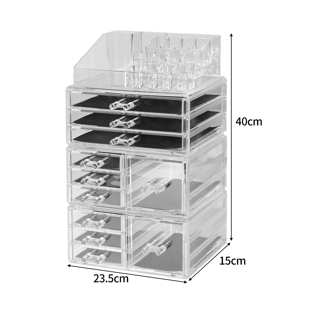 11 Drawers Clear Acrylic Boxes Cosmetic-1942353177823285250