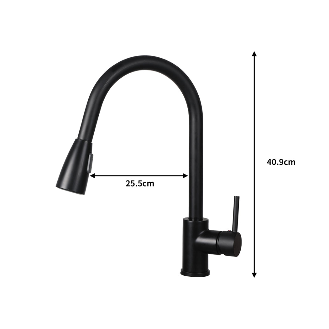 Kitchen Mixer Tap Sink Taps Faucet Extender Black-1942353221964140546