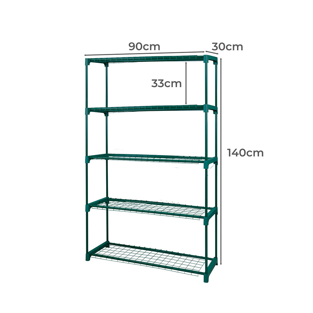 Levede 2x5 Tier Plant Shelve Garden-1942353743609729026