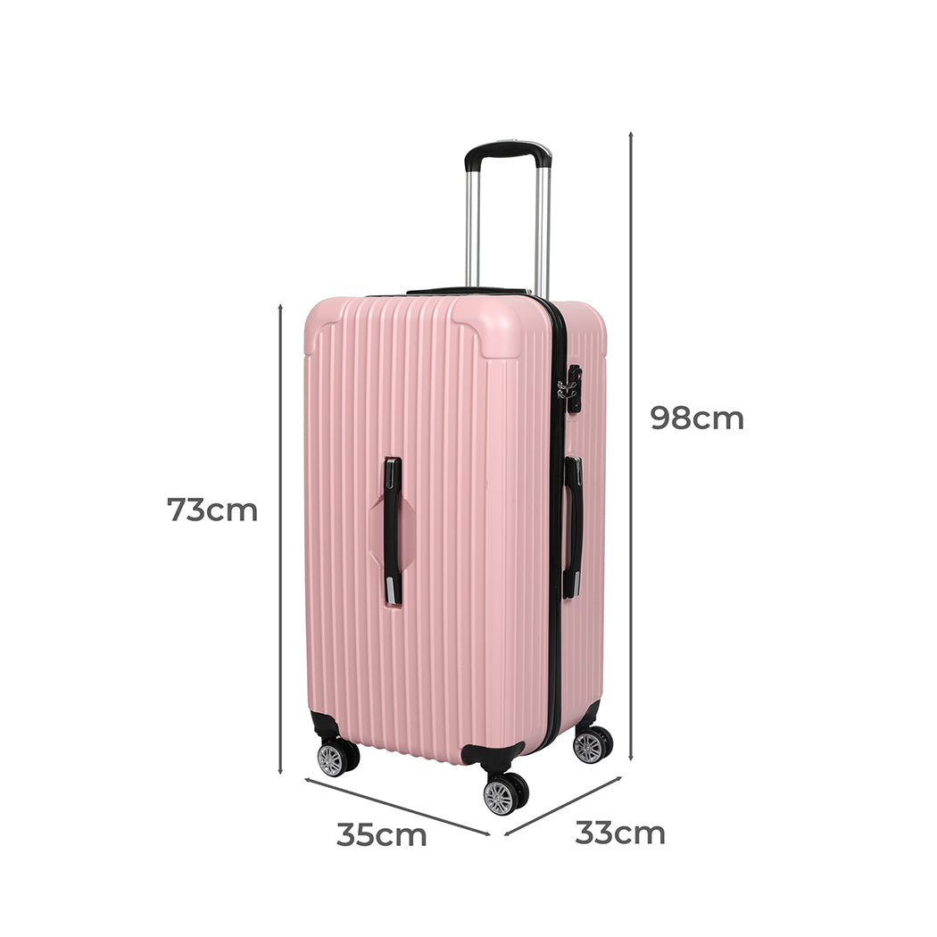 Slimbridge 28" Trunk Luggage Travel Pink 28 inch-1942352945689530370