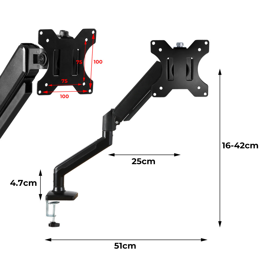 Traderight Monitor Stand Single Arm  for 13"-32"-1910112222198239234