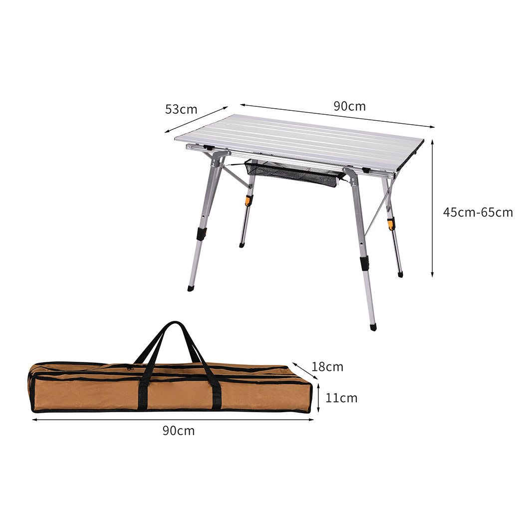 Levede Camping Table Roll Up Folding-1942352898444890114