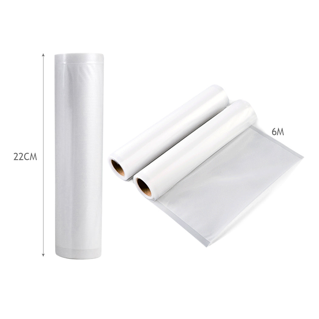 TOQUE Vacuum Food Sealer Seal Bags Rolls 22cm-1942353275433127938