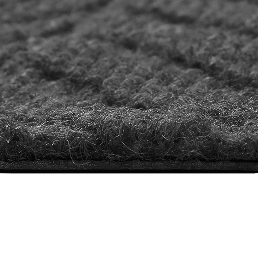 Marlow Extra Large Floor Rug Non Slip 90cm x 305cm Grey-1942353701033349123