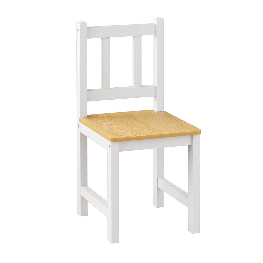 Bopeep Kids Table and Chairs Set Wooden 3PCS Study Play-1919278356839403523