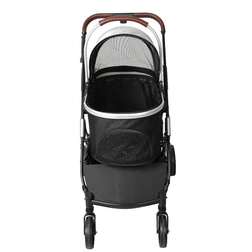 PaWz 4 Wheels Pet Stroller Dog Cat Pram-1942352822020476931
