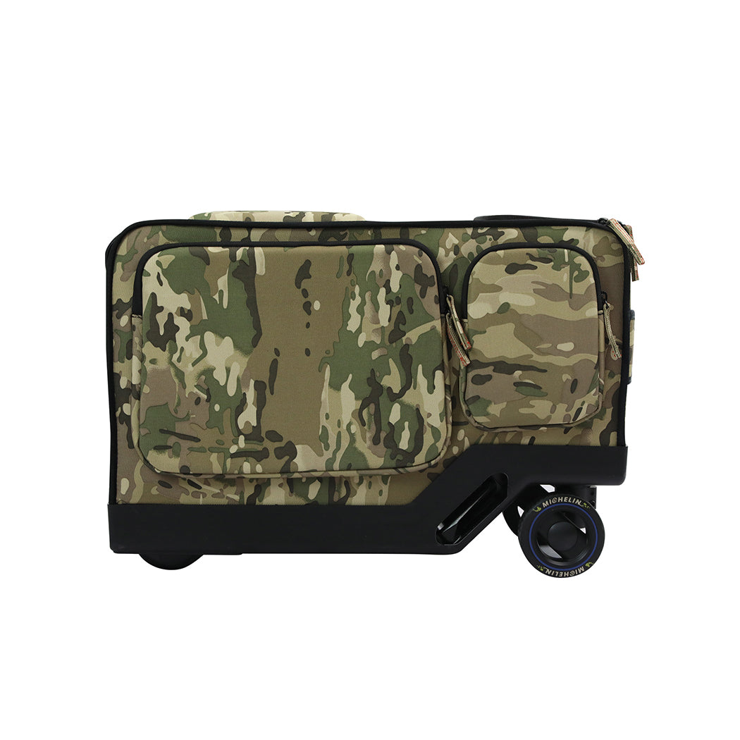 Slimbridge 20" Electric Riding Luggage Suitcase Green Colour-1942352949422460931