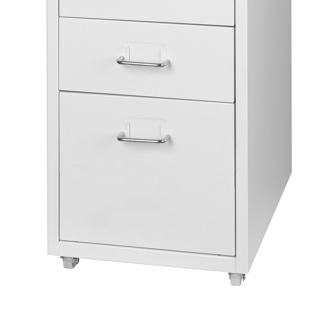 Levede 5 Drawer Office Cabinet Drawers White-1917016721101819907