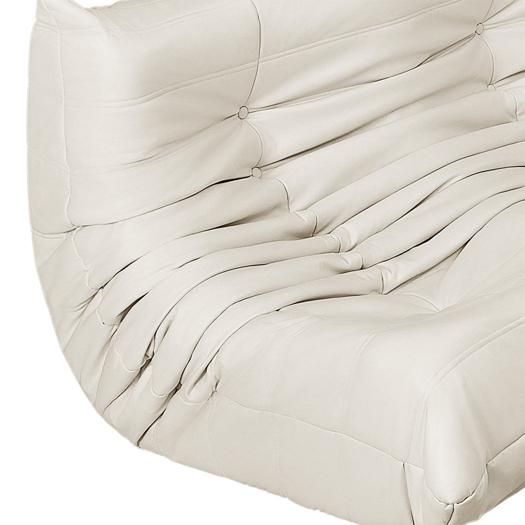 Levede 2 Seaters Floor Sofa Caterpillar Lounge-1910112348421623811