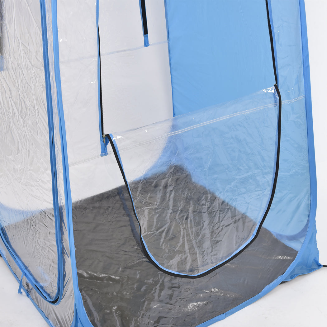2x Mountview Pop Up Tent Camping Weather Blue-1942352872981270531